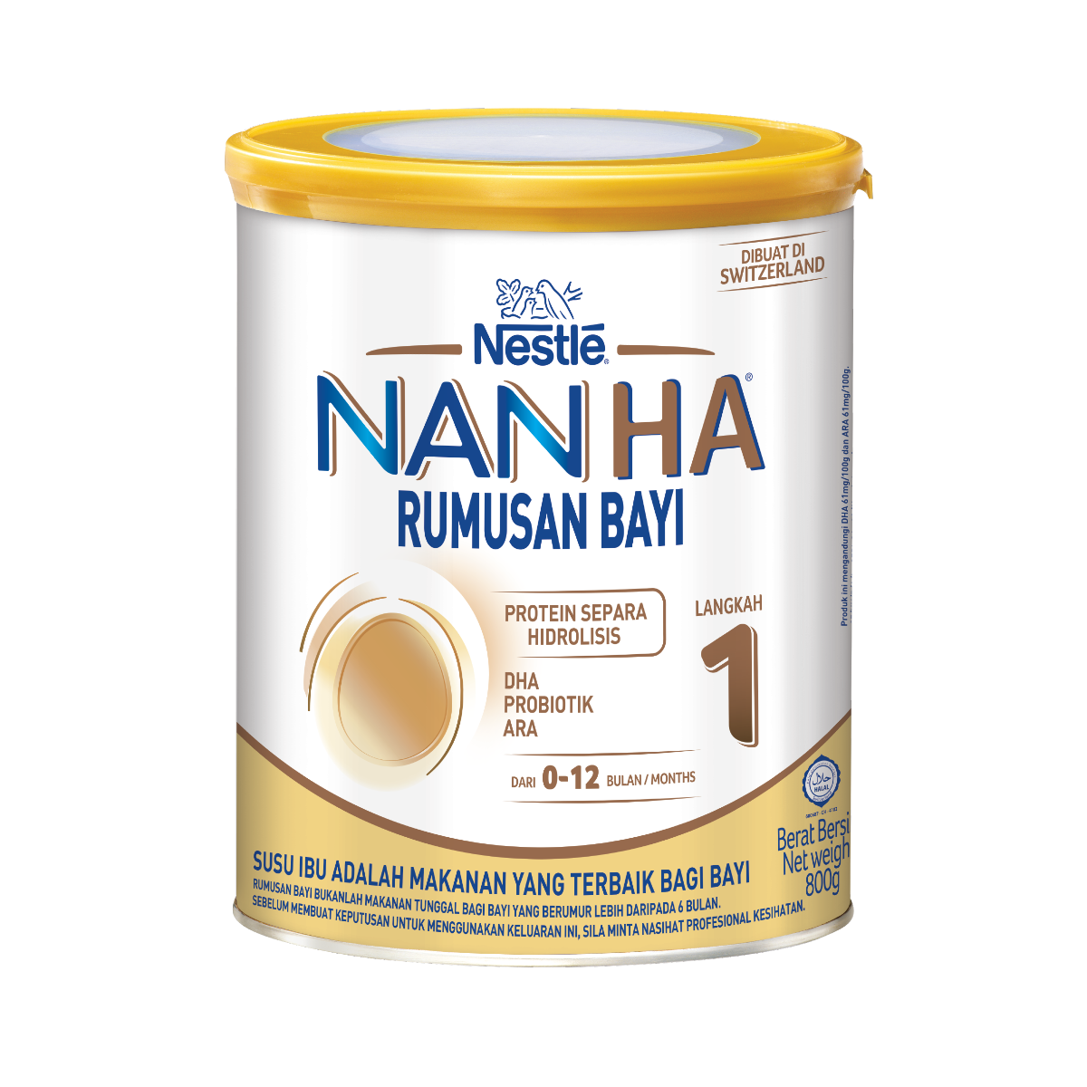Nestle Nan Ha Infant Formula Step 1 Milk Powder 800g