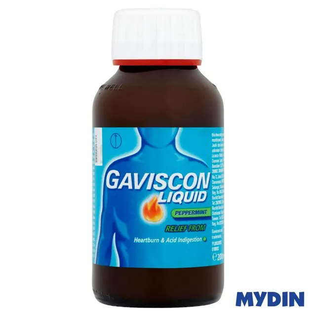 Gaviscon Hearthbrn Pepmint Liq 200ml Bot