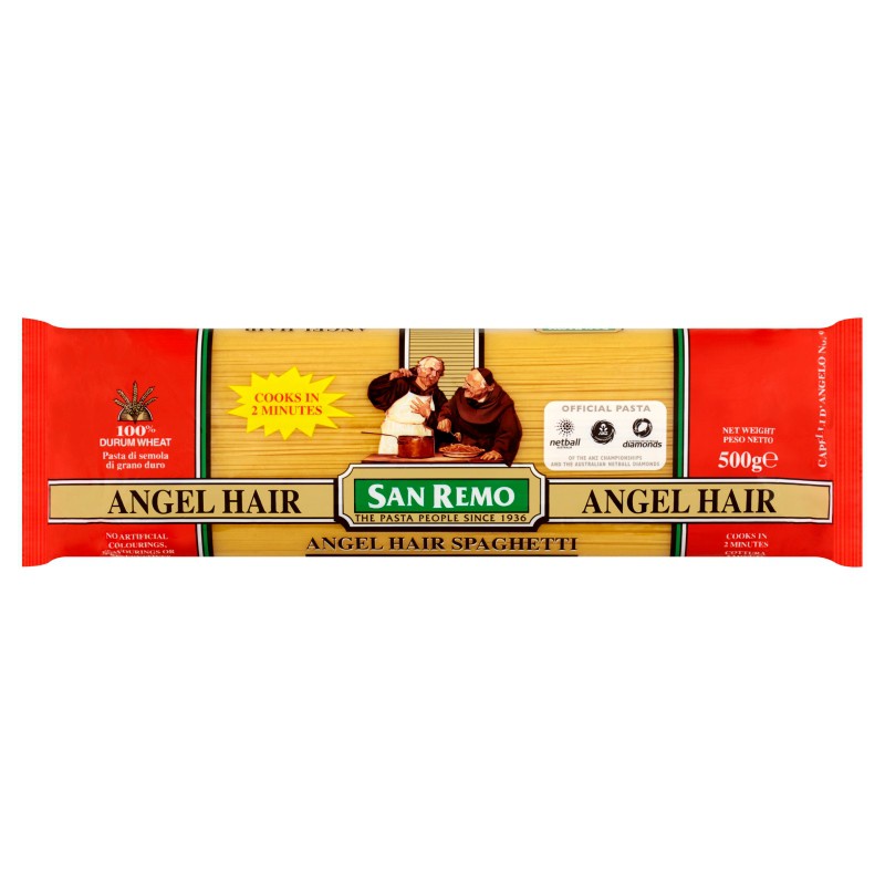 San Remo D/pasta 500g A/hair Spaghetti