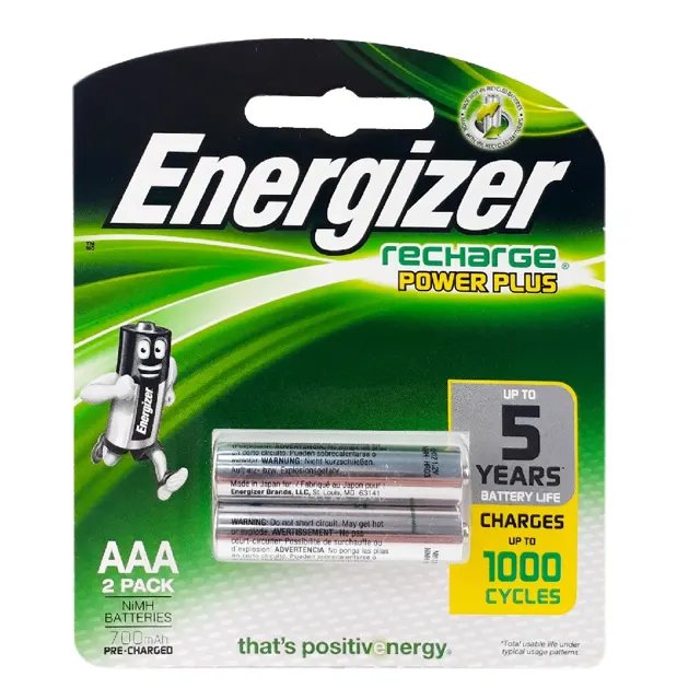 Energizer Bat 2S Aaa Rech Nh12rp2pp