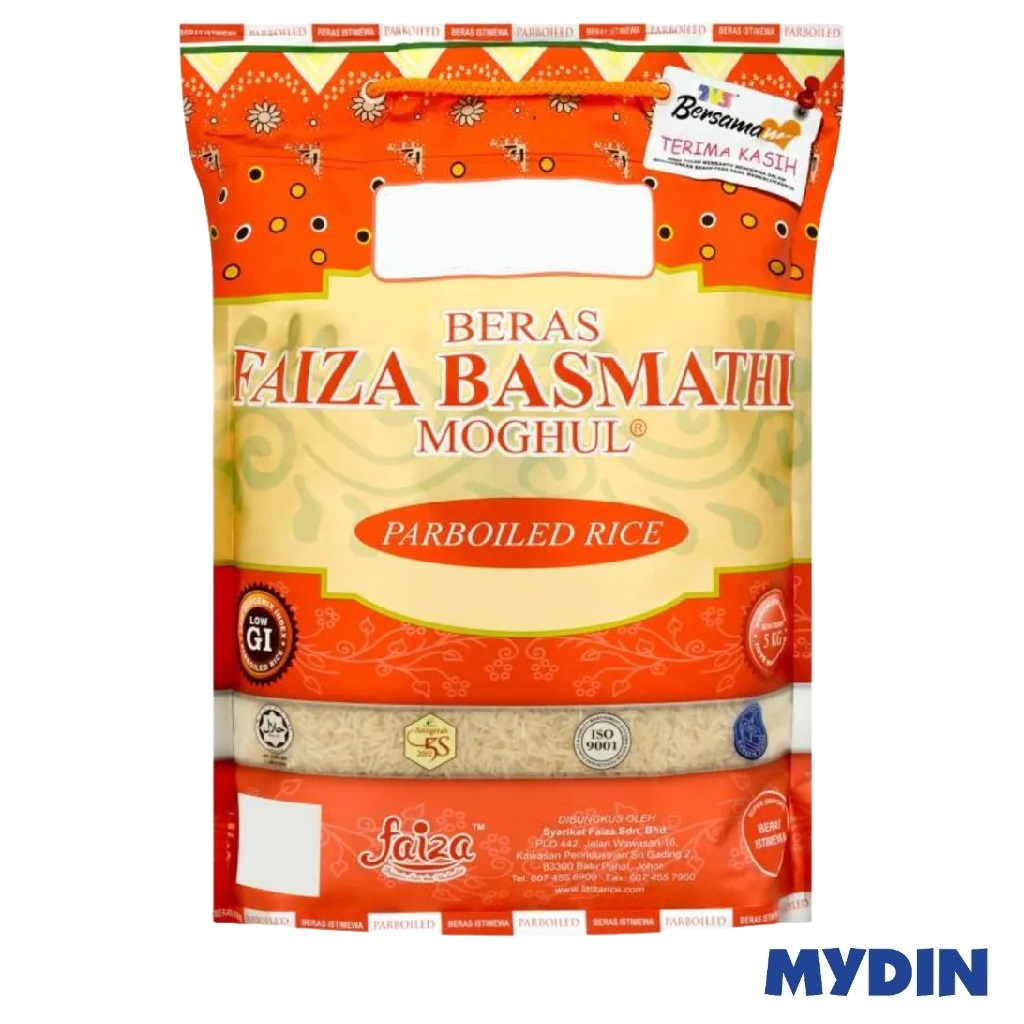 Faiza Parboiled Basmathi Rice 5kg