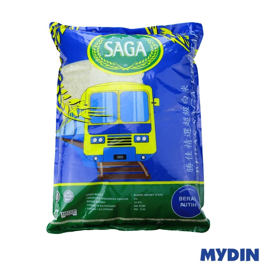Saga Keretapi Thai Wht Rice 10kg