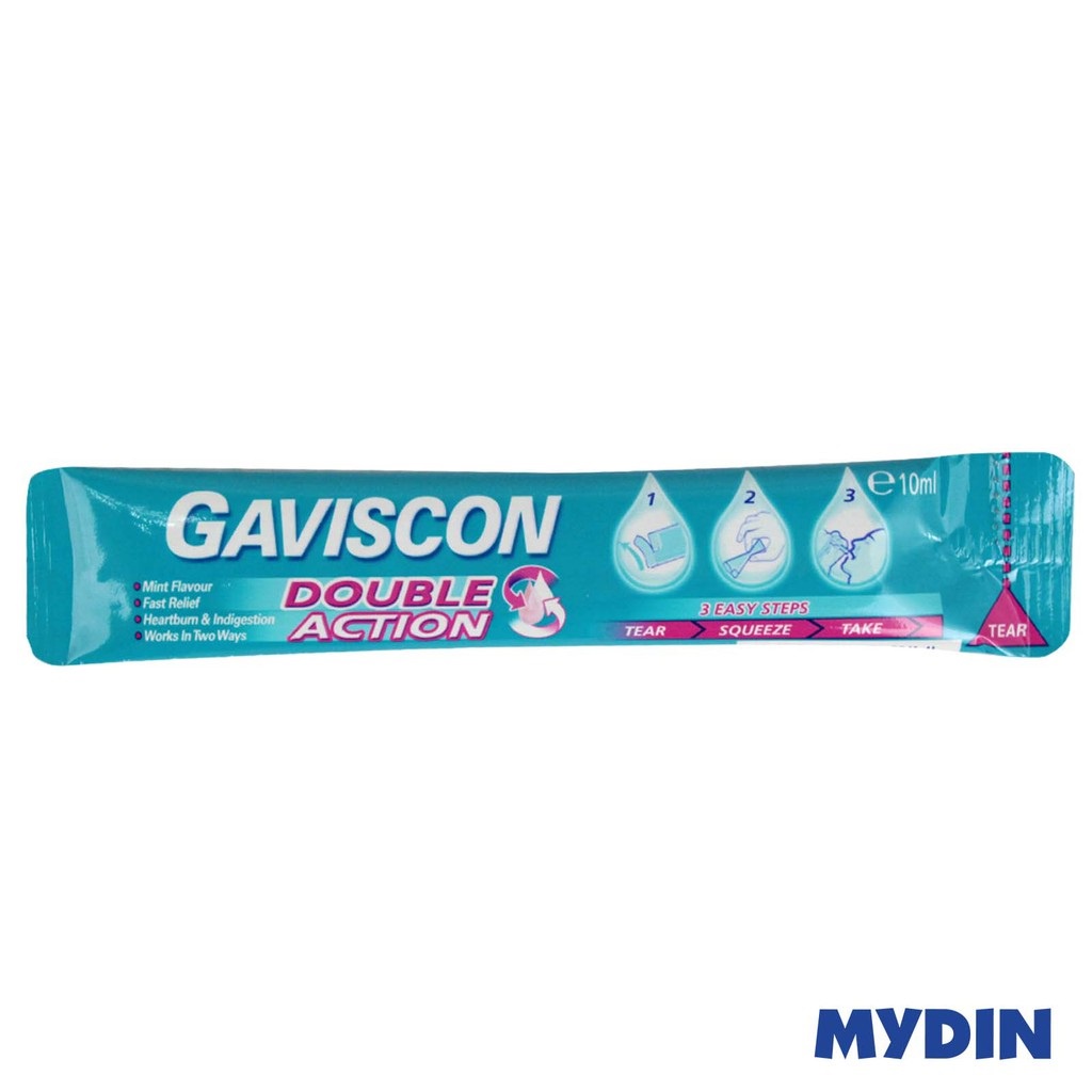 Gaviscon Hearthbrn Dbl/act Liq 10ml S