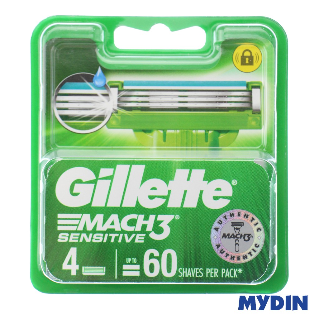 Gillette Mach 3 Sensitive Refill Cart 4S