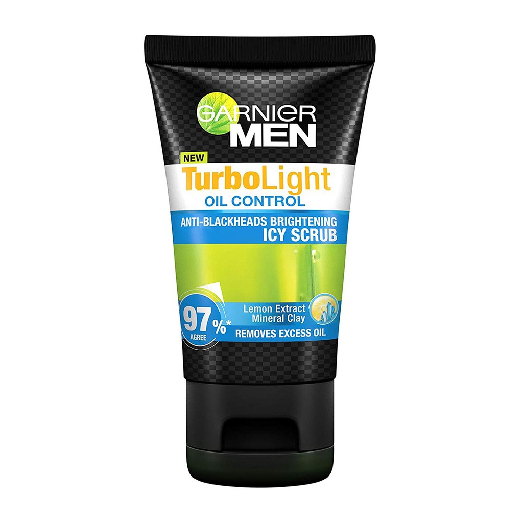 Garnier Men Tl Oc Icy Scrb 100ml Etr 50%