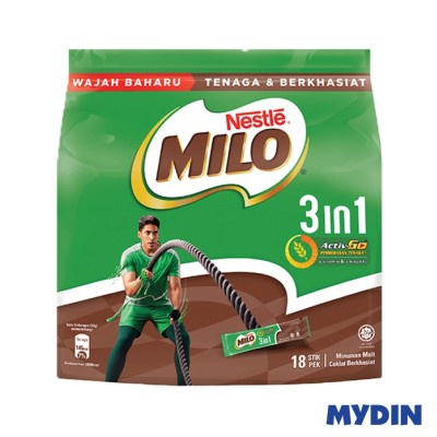 Milo Activ Choc Milk Drink 3in1 14×33g