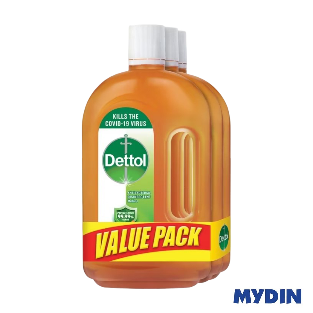 Dettol Antiseptic Liquid 750mlx3
