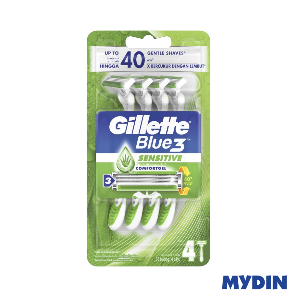 Gillette Blue3 Sensitive 4S