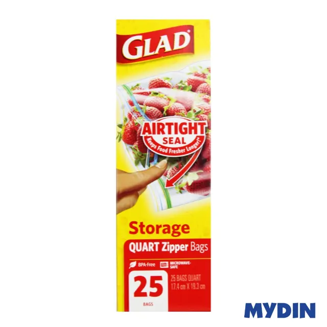 Glad Storage Zipper Bag 25S