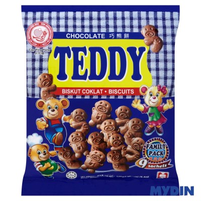 Ping Pong Teddy Bisc 112g Choc