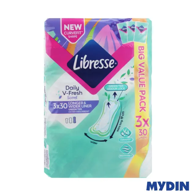 Libresse G/tea LGRnWDR Slmpliner 3×30s
