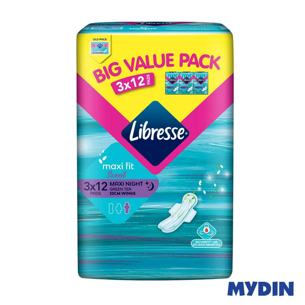 Libresse G/tea Pad Wg Nt 32cm 12×3