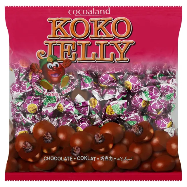 Koko Jelly Choc, 320g, Rasin