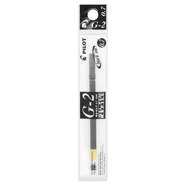 Pilot G2 Pen Ref Gel, 0.7, Black