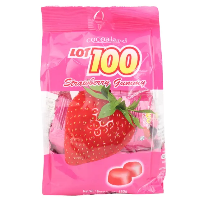 Lot 100 Gummy, 130g, Strwbrry