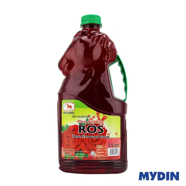 Red Horse Cordial, 2L, Rose