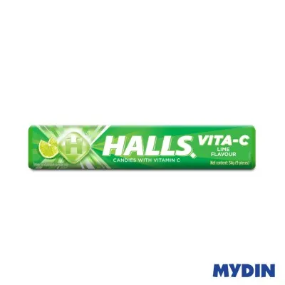 Halls Sweets Vita C, 34g, Lime