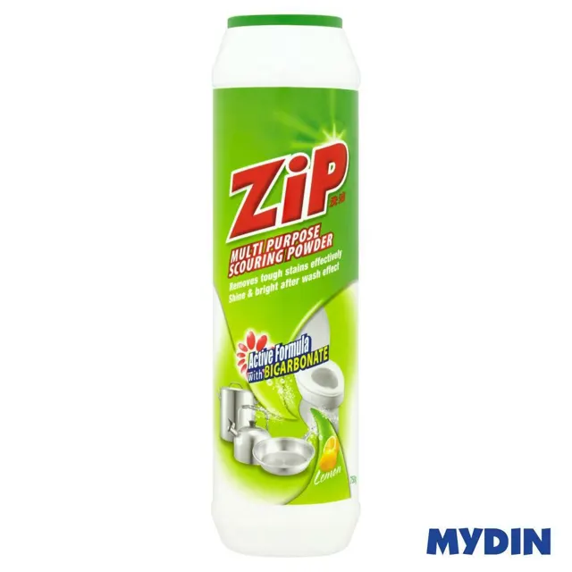 Zip Scourer Pwd Bot, 650g, Lmn