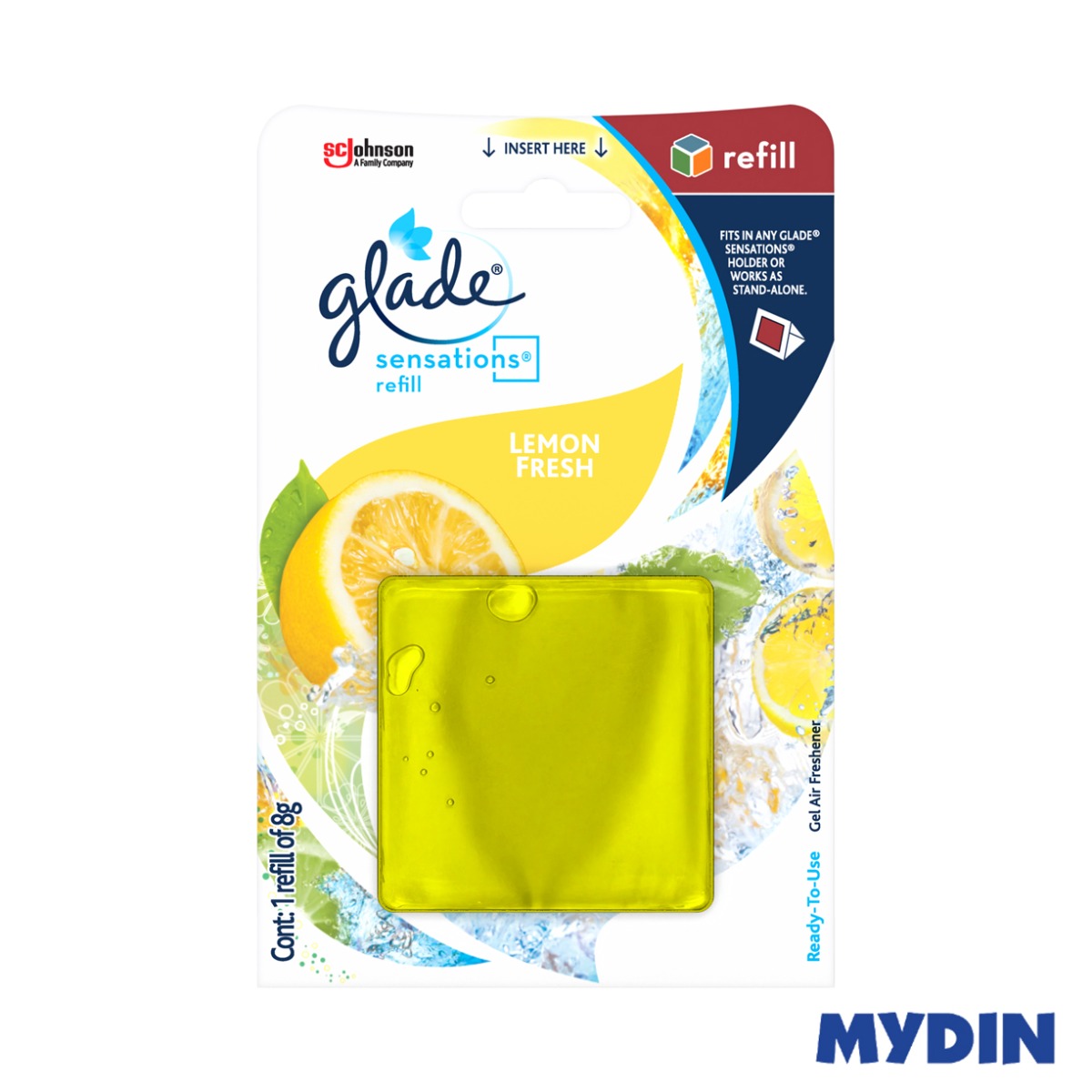 Glade Sens A/frsnr Ref, 8g, Lmn