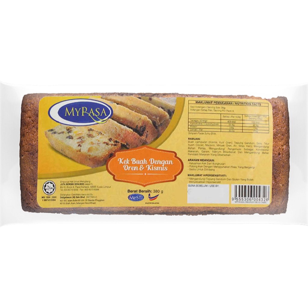 Myrasa Cake Fruit, 380g, Or
