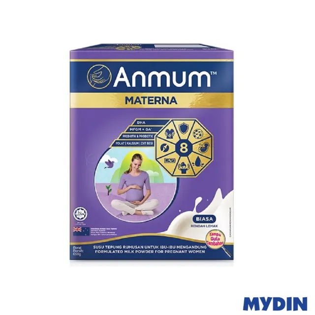 Anmum Materna Mlk Pwd, 650g, Plain