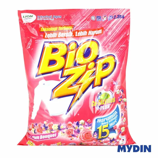 Bio Zip Deterg Pwd, 2.3kg, P/bqet