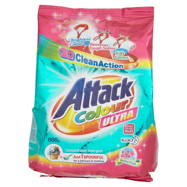 Attack Deterg Pwd, 800g, Clor