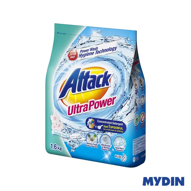 Attack Deterg Pwd, 1.6kg, Rglr