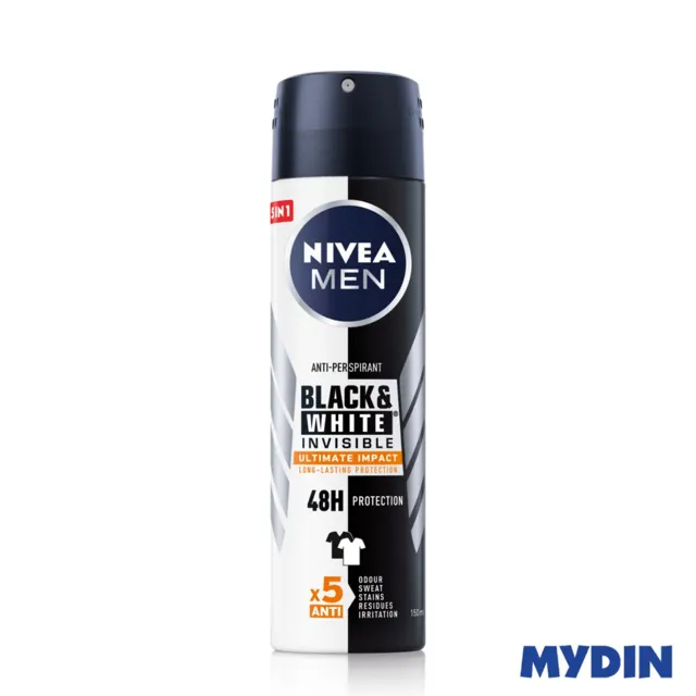 Nivea (m) Deo Spr B+w Ult Impact 150ml