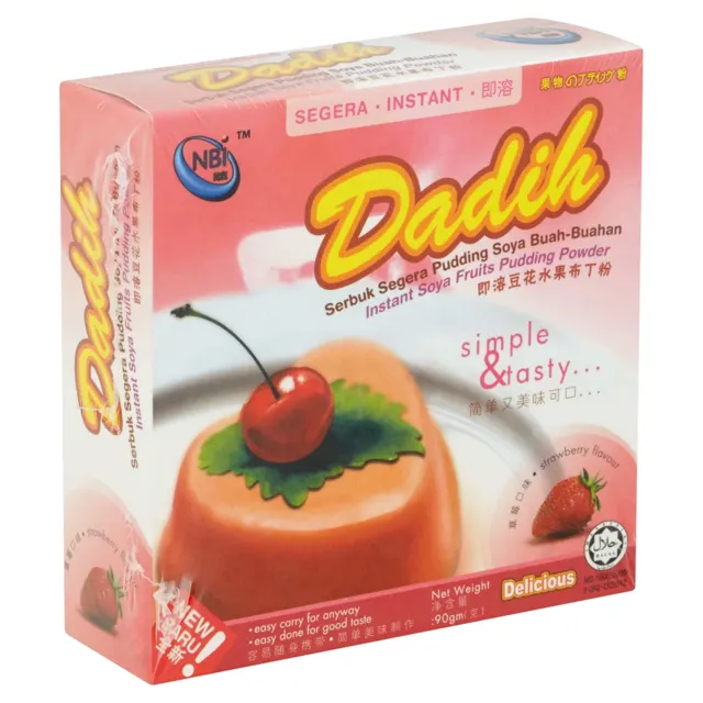 Nibou Instant Dadih Pwd, 90g, Strwbry