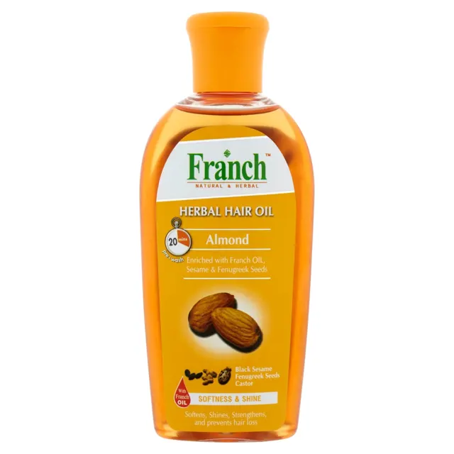 Franch Herbal H/oil, 200ml, Almnds