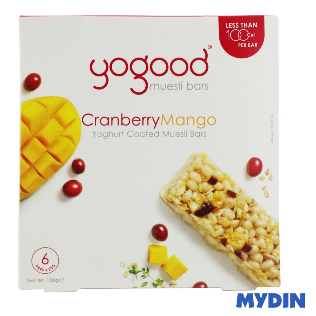 Yogood Cereal Bar, 138g, Cbry