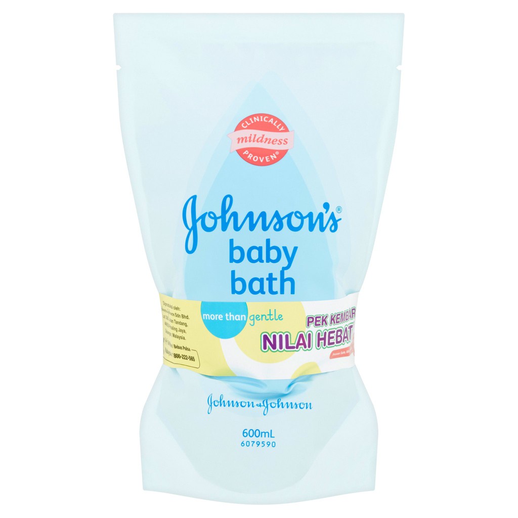 Johnsons Baby Bath Bot Tp R, 600ml, Rglr