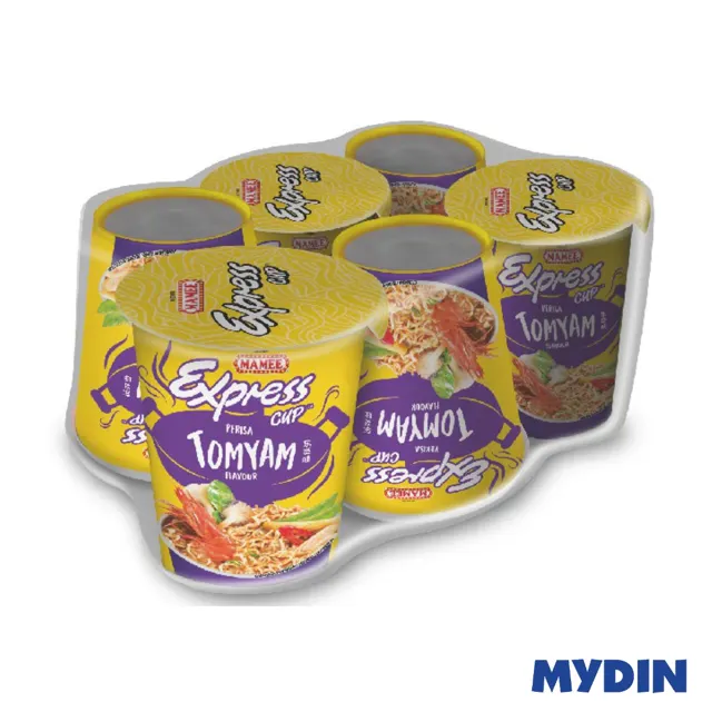 Mamee Xpress Cup Ndls 6S, 60g, T/yam