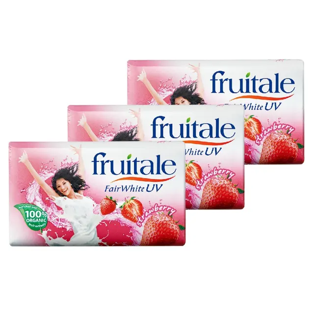 Fruitale Bar Soap 3S, 70g, S/berry&pch