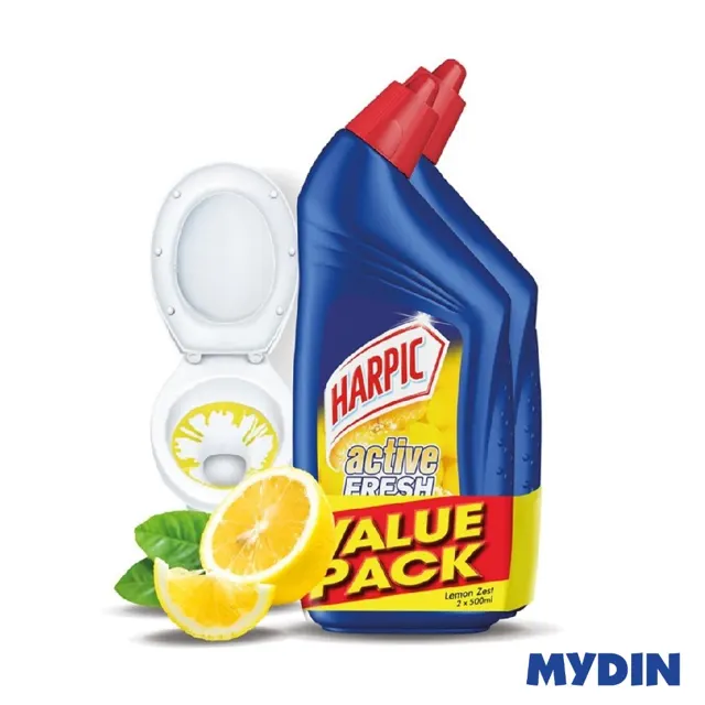 Harpic T/b Liq Tp, 500ml, Lmn