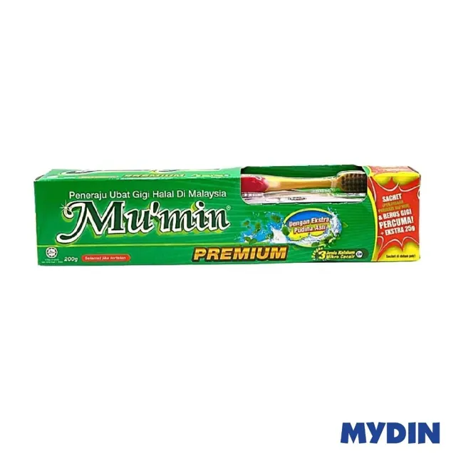 Mumin T/paste FOC 25g&t/brsh, 175g, Pdna