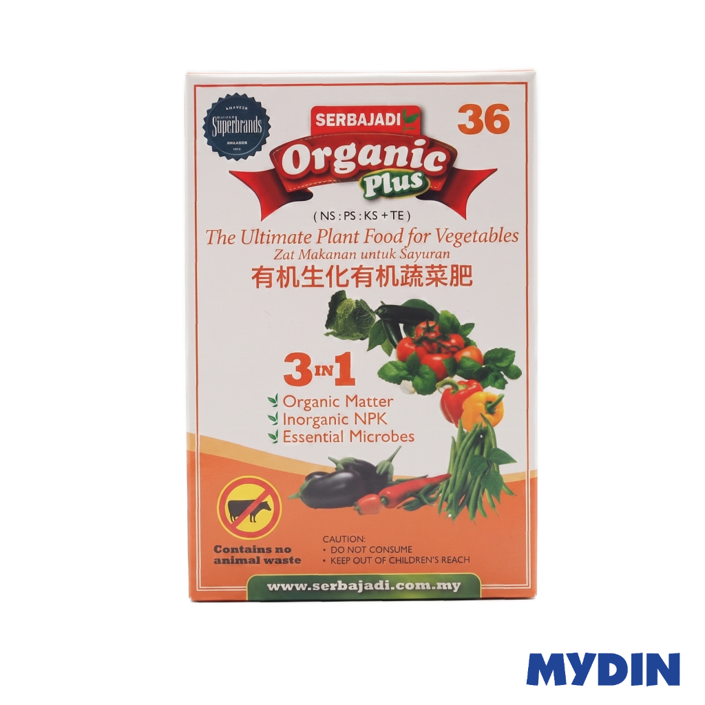 Serbajadi Organic Plus 3in1 750g, F36