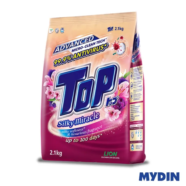 Top Detergent Powder Silky Miracle 2.1kg