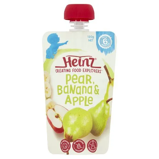 Heinz Simply Baby Puree, 120g, Pr/bn/apl