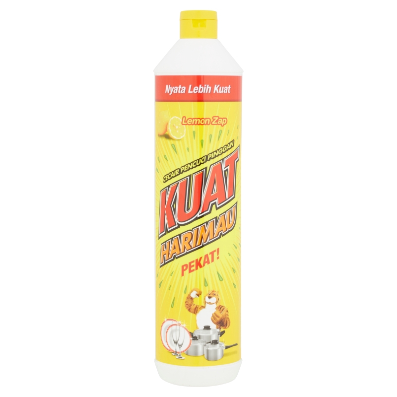 Kuat Harimau D/wash Liq, 900ml, Lmn