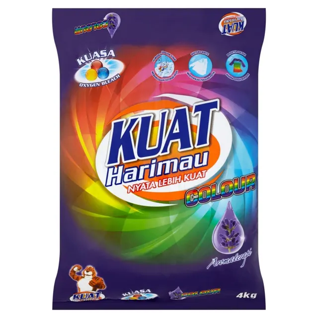 Kuat Harimau Deterg Pwd, 3.8kg, Clor