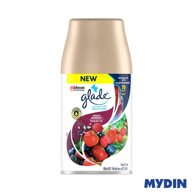 Glade A/sp Ref, 252ml, F/brrs