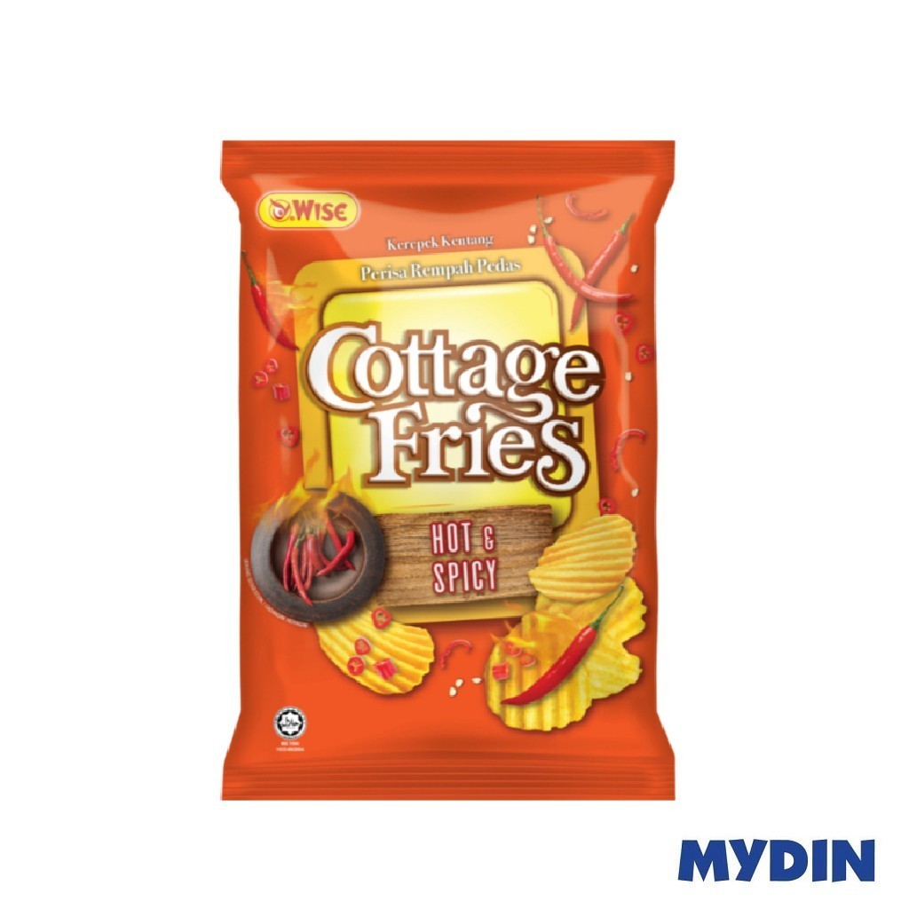 Wise Party Pack Hot And Spicy Crinkle Cut Potato Chips 150g