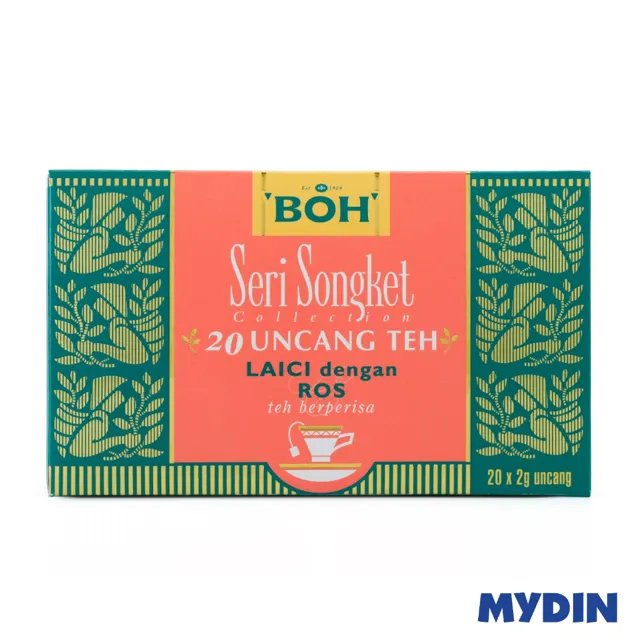 Boh Seri Sngkt Tea 20S, 2g, L/rose