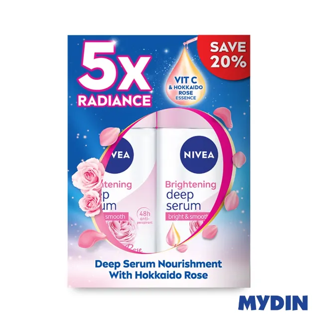 Nivea Female Deep Whitening Serum Hokaido Rose Roll 50ml