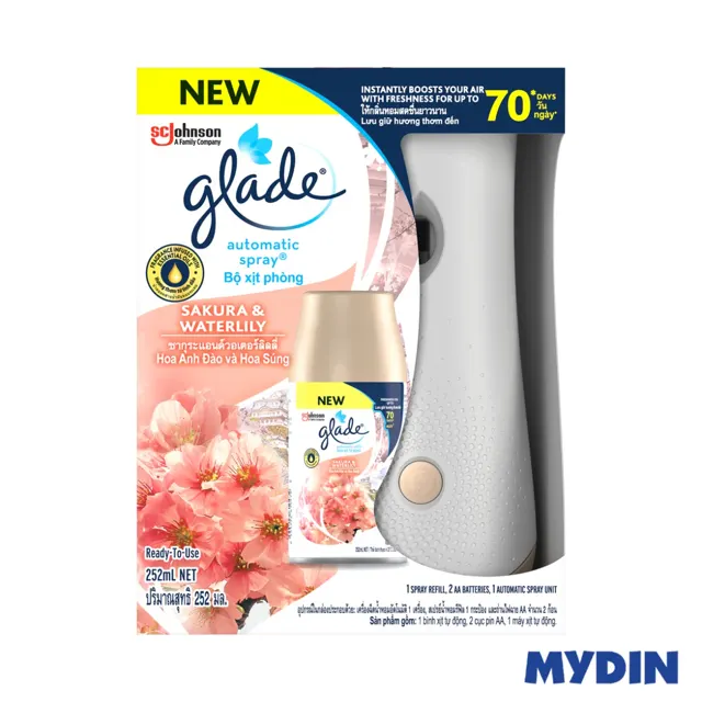 Glade A/sp 3in1 Str, 252ml, S/wlly