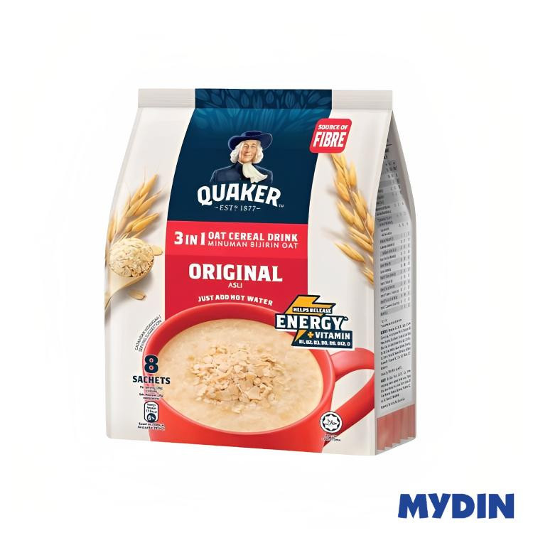 Quaker Q Vital Cereal Drink 8S, 28g, Orig
