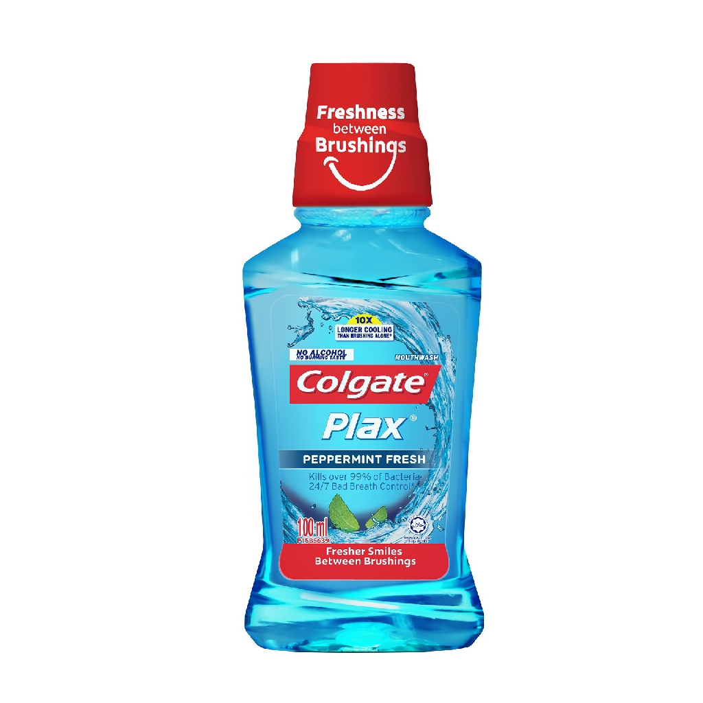 Colgate Plax M/wsh, 100ml, Ppprmnt