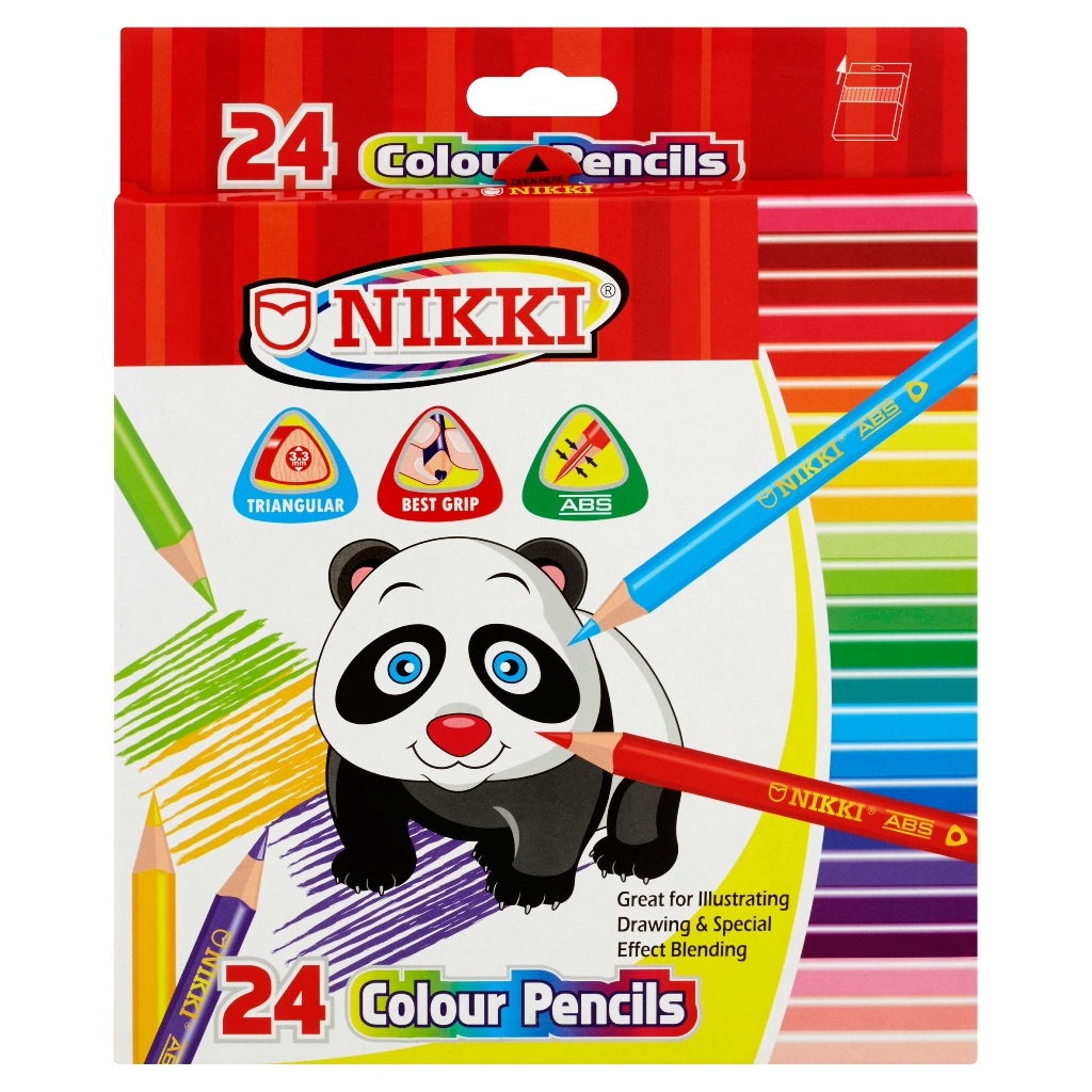 Nikki Colour Pencil Permanent 24L Cpl188